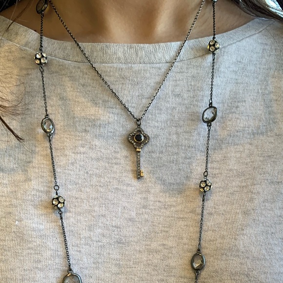 Stella & Dot Clover Key Necklace - Picture 3 of 4